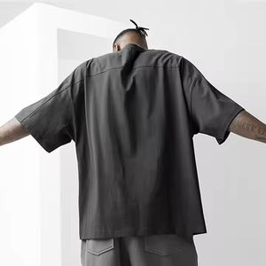 Camiseta Extra Grande Personalizada para Hombre, Talla Grande, 100% Algodón de Alta Calidad, Diseño de Patchwork con Serigrafía - Product Image 2