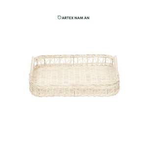 Plateaux de rangement en rotin écologiques avec poignées pour la décoration de la maison - Product Image 5