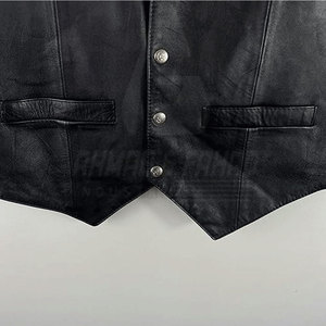 Gilet sans manches en cuir véritable pour homme, automne-hiver, vêtement d'extérieur décontracté et respirant 2026 - Product Image 5