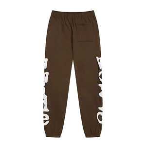 Pantalones de chándal unisex de peso pesado, ropa de calle con estampado abullonado, pantalones de chándal holgados de algodón personalizados para hombre, ropa deportiva Gymwear al por mayor - Product Image 2