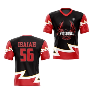 Camiseta de fútbol personalizada sublimación impresión 100% poliéster transpirable de secado rápido camiseta de fútbol - Product Image 5