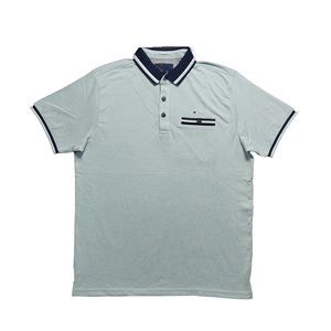 Fashionable <b>Men's</b> Plus Size Casual For <b>Polo</b> <b>Shirts</b> Comfortable Solid Color Knitted Fabric <b>Green</b> Color <b>Polo</b> <b>Shirts</b> From BD - Product Image 3
