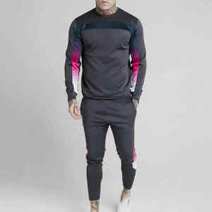 Survêtement de sublimation 100% coton pour hommes, vêtements de sport personnalisés, ensemble de jogging, tenue de sport, vente en gros en usine - Product Image 5