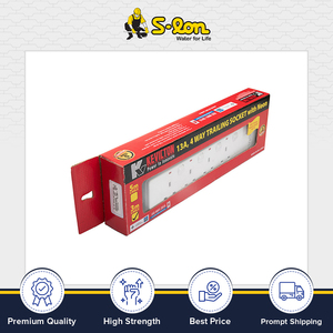 Oferta exclusiva en la mejor calidad 250V AC Enchufe de extensión de color blanco 13A Enchufe de remolque de 4 vías de 5m de longitud del cable para comercial - Product Image 5