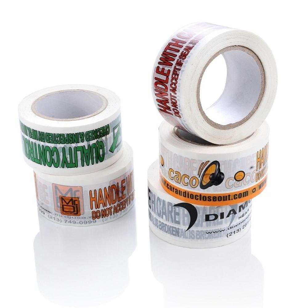 High Quality Customized Colorful Logo Printing Tape Carton Box Sealing Tape BOPP Sticky Roll Shipping Tape With Logo