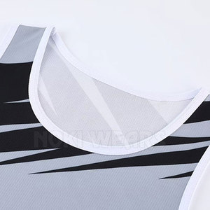 Uniforme de baloncesto de sarga de aparejos de secado rápido, ropa deportiva, uniforme de baloncesto en Stock, uniforme de baloncesto - Product Image 4