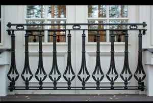 Balaji Metals - Barandilla Moderna de Hierro Fundido y Aluminio, Color Plata Pulido, Paneles de Delimitación de Pared para Balcón, Altura Ajustable de 30.5 Pulgadas - Product Image 4