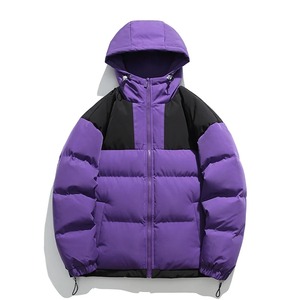 Vente en gros de fabricant de veste bouffante en coton biologique personnalisée veste à glissière pour hommes élégante veste d'hiver imperméable de qualité supérieure - Product Image 4