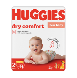 ผ้าอ้อมเด็กฮักกี้ส์ เบบี้ดราย คอมฟอร์ท – ปกป้องยาวนาน - Product Image 2