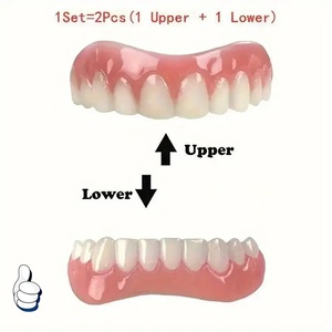 Dents artificielles en silicone de haute qualité pour un sourire amélioré, décoration dentaire, prothèses dentaires - Product Image 3