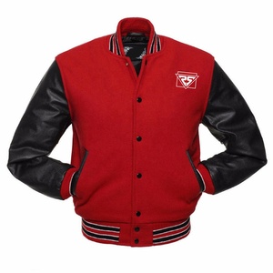 Haut personnalisé Baseball Letterman veste Chenille broderie cuir manches Stand chauffé Logo personnalisé-nouveau fabricant hommes vente - Product Image 1