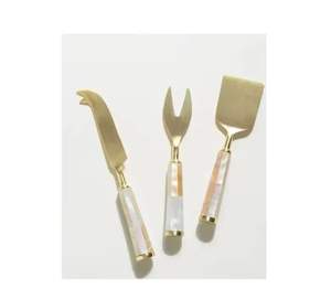 Ensemble de couverts et couverts en métal avec poignée de tête de feuilles au design élégant pour la décoration de table de fête de mariage - Product Image 4