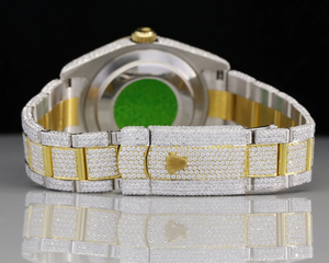 High-On-Demand Luxury Hip Hop Men's Moissanite Diamond Watch VVS Iced Analog Dial Diseño de moda antiguo para la venta de exportación - Product Image 4