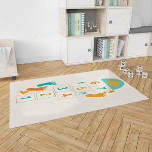Alfombra Infantil con Diseño de Hopscotch, Alfombra Impresa, Personalizada, para Cuarto de Niños, Alfombra de Terciopelo de Lujo - Product Image 3