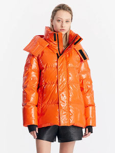 Chaqueta acolchada personalizada de diseñador para mujer Nueva llegada Estilo hip hop transpirable e impermeable - Product Image 6