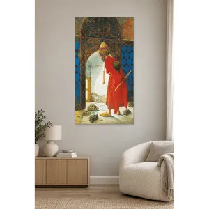 Fida Osman Hamdi Bey, l'entraîneur de tortues (tortues et derviches avec Ney), impression sur toile - Product Image 2
