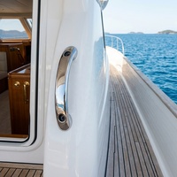 Main courante de bateau 170MM en acier inoxydable AISI 316 de qualité marine, quincaillerie marine pour yacht