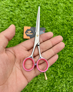 Tijeras de peluquero profesionales de acero inoxidable de alto carbono, herramienta de corte de pelo afilada para peluquería segura en salones - Product Image 2