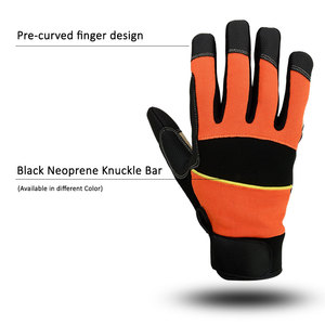 Guantes DE TRABAJO mecánicos antideslizantes de nuevo estilo, superventas, guantes de trabajo de seguridad mecánica de alta calidad, guantes de cuero de Pakistán - Product Image 2