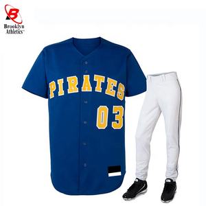 Broderie personnalisée Personnalisé Baseball Gros Pas Cher Blanc Baseball Jersey Sport softball - Product Image 6