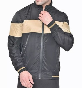 Chaqueta Cortavientos Impermeable con Capucha y Media Cremallera para Hombre, Personalizada al por Mayor, de Poliéster, para Correr - Product Image 6