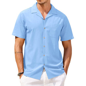 T-shirts ajustés pour hommes T-shirts en tricot pour hommes Chemises décontractées et légères T-shirt pour hommes Imprimé 100% polyester - Product Image 5