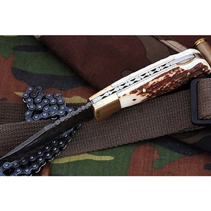 Couteau de poche pliant en acier damas à bas prix pour les couteaux pliants de poche de camping en plein air à vendre - Product Image 3