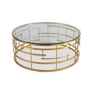 Mesa de centro chapada en espiral dorada, consola con incrustaciones de hueso, otomanos elegantes, dormitorio, sala de estar, precio directo de fábrica, decoración del hogar del Hotel - Product Image 4