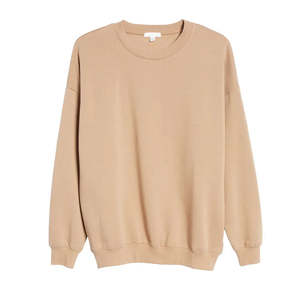 Sweat-shirt souple de haute qualité Sweatshirts solides personnalisables Logo personnalisé pour les femmes Sweat-shirt en relief pour femmes Vente en gros - Product Image 5