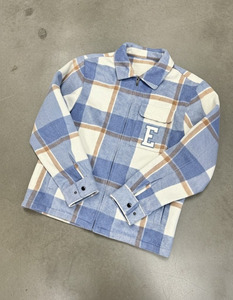 Camisa de Franela a Cuadros para Hombre, Blanca y Negra, 100% Algodón, Casual, Manga Larga, con Botones, Logotipo Personalizado, Estilo Urbano Clásico, Otoño - Product Image 1