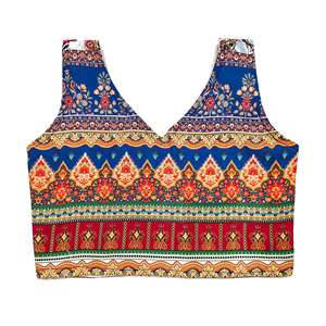 Shoryam Fashion Filles Enfants Vêtements ethniques traditionnels Ensemble Lehenga Choli bleu Impression numérique Entièrement cousu Polyester Fête festive - Product Image 3