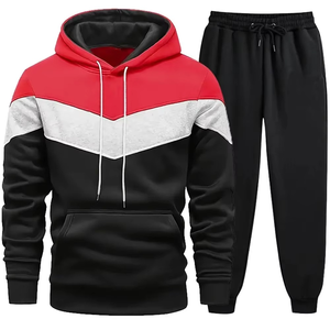 Ropa informal de alta calidad, precio al por mayor, chándales de entrenamiento para hombres, conjunto de dos piezas para hombres, chándales para hombres, ropa deportiva de manga larga - Product Image 4