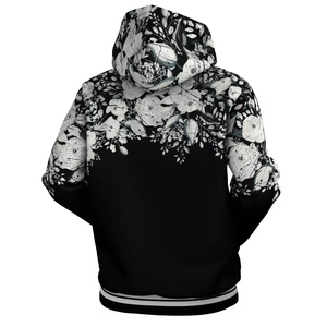Sweats à capuche de sublimation unis épais en coton de haute qualité Sweats à capuche surdimensionnés sans ficelle Sweats à capuche pour hommes ZOHAN CREATIONS - Product Image 6