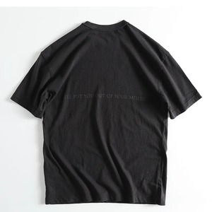 T-shirt décontracté pour homme en coton, col rond, manches courtes, couleur unie, confortable, coupe quotidienne, tendance, moderne - Product Image 5