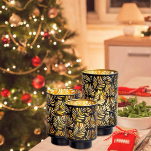 Luxury Home Decorative High Quality Iron Moroccan Style Handmade Tea Light <b>Candle</b> <b>Pillar</b> Votive Holders Christmas Wedding - Product Image 6