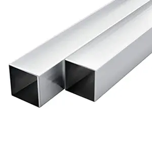 5052 Aluminum Tube Industrial Square Aluminum Pipe Rectangular Anodized Extruded Alloy Aluminum Tubes Price