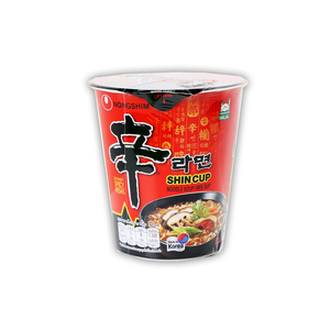 Nouilles instantanées Nongshim Shin Cup Noodle Soup, faibles en glucides, nouilles shirataki instantanées, certifiées casher et halal, nouilles faites à la main - Product Image 6