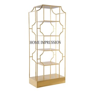 High Grade Gold Plated Heavy Duty Metal Made Eye Catching Look Fancy Unique Designer Premium Quality Luggage Rack <b>Stand</b> Supplies - Product Image 3