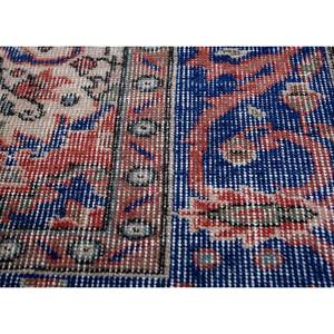 Alfombras Vintage de Lana 9x12 en Rojo y Naranja, Anudadas a Mano con Patrón de Medallón, para Uso Doméstico, para Sala de Estar o Pasillo, Modelo Pae-2030 - Product Image 3