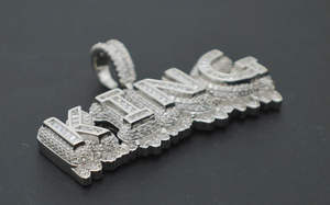 Pendentifs Moissanite Entièrement Sertis en Argent 925 Plaqué Rhodium/Or, Style Hip Hop Vintage Glamour, Bijoux Fins, Meilleurs Prix, Breloques - Product Image 2