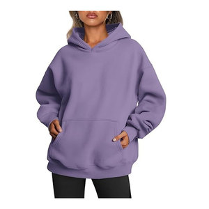 Sweatshirt à capuche décontracté de haute qualité pour femmes Hiver Automne Manches longues Doublure lourde Sweatshirts à capuche personnalisés Vente en gros - Product Image 4