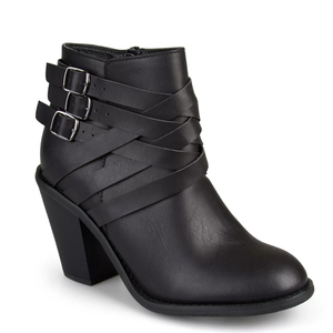 Bottes d'hiver en cuir à talons courts et épais pour femmes, chaussures à la mode, <span class=keywords><strong>2022</strong></span> - Product Image 3