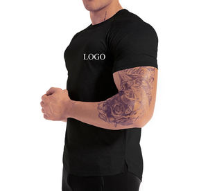Camisetas de poliéster para gimnasio para hombre de alta calidad, ropa informal de ajuste seco de talla estadounidense personalizada, diseño personalizable transpirable de 220g - Product Image 5