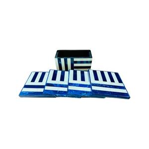 ชุดถาดรองแก้วและแผ่นรองแก้วหอยมุกลายคลาสสิกงานแฮนด์เมดคลาสสิก - Product Image 2