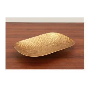 Los mejores platos y platos de Metal decorativos hechos en PC de tendencia para servir ensaladas, frutas, nueces de Chocolate en bodas, fiestas diarias, eventos - Product Image 3