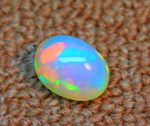 Hermosa PIEDRA DE cabujón de ópalo etíope brillante, gemas de ópalo etíope bien pulidas, piedras preciosas sueltas de ópalo Welo para hacer joyas - Product Image 4