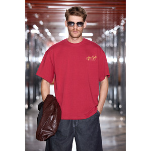 GRIMELANGE MANOIR เสื้อยืดผ้าฝ้ายออร์แกนิกพิมพ์ลายสำหรับผู้ชายสวมใส่สบาย - Product Image 6