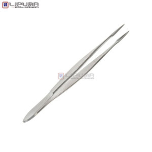 Fórceps de astillas Hunter de 4 3/8 pulgadas, eliminación de astillas quirúrgicas rectas y manipulación de tejidos finos, instrumentos médicos - Product Image 2