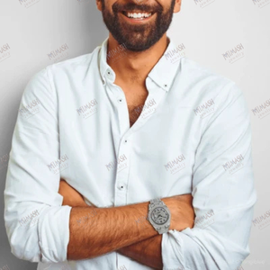 Montre élégante en diamant Moissanite avec brillance brillante, bracelet en acier inoxydable durable et design de luxe pour hommes et femmes - Product Image 3