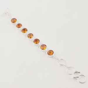 Citrine <b>Bracelet</b> Gemstone 925 Sterling <b>Silver</b> Handmade <b>Bracelet</b> Elegant Jewelry Gift For Women - Product Image 6